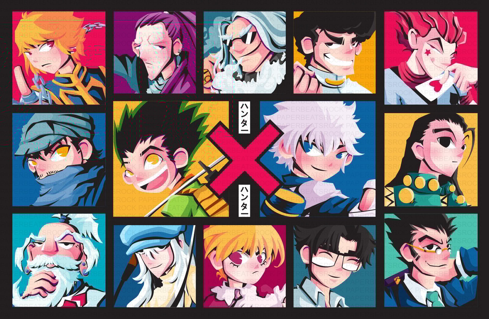 Hunter x Hunter / PAPERBEATSROCK